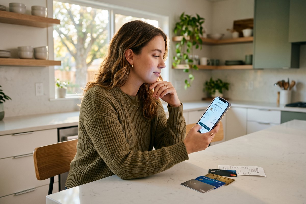Person using buy now pay later app on smartphone while shopping online in 2026