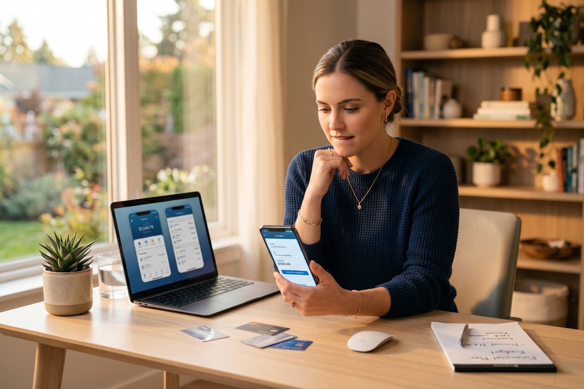 Person using smartphone to explore fintech transfer alternatives beyond Venmo