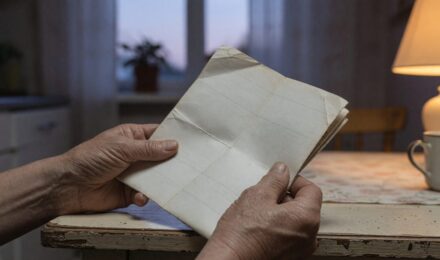 Person reviewing mortgage and retirement savings documents at a desk