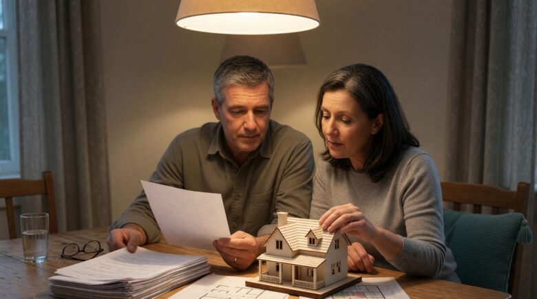 Monthly cost comparison chart showing renting versus buying a home at 6.80% mortgage rates in 2025