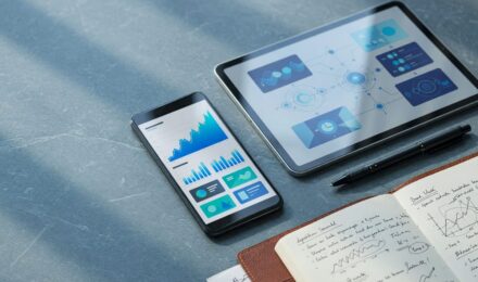 Comparison of robo-advisor dashboard and AI investment app interface side by side