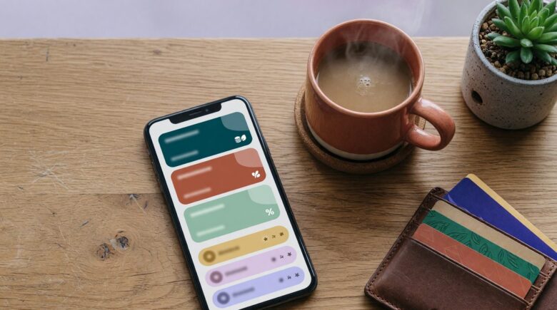 Stacked fintech debit cards showing rewards earning potential across multiple platforms