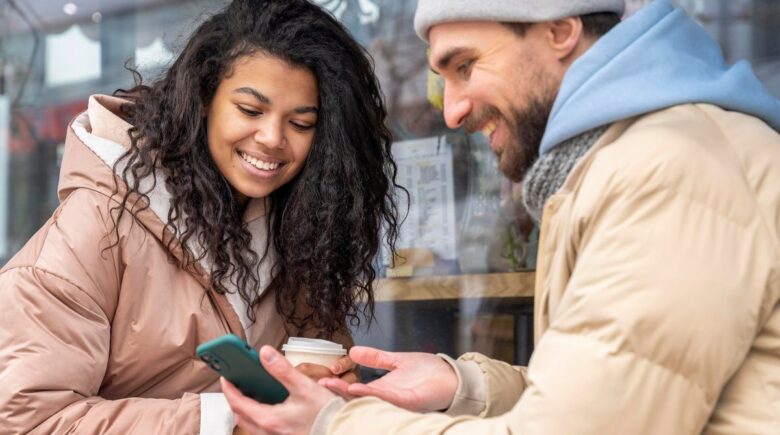 Digital illustration of AI-powered behavioral biometrics analyzing typing and swiping patterns on a payment transaction screen