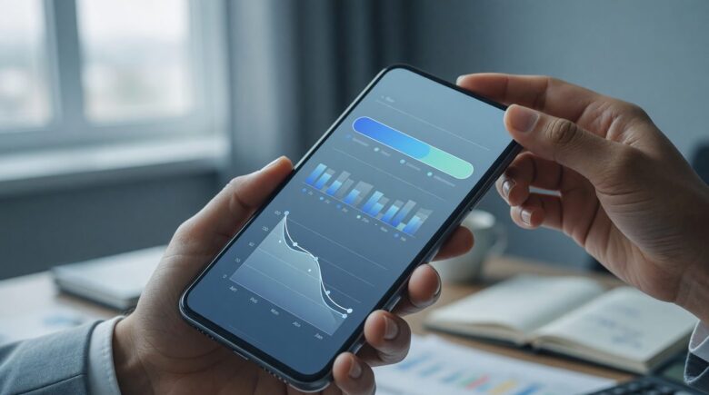 Person using AI tools on laptop to optimize debt payoff strategy across multiple credit accounts