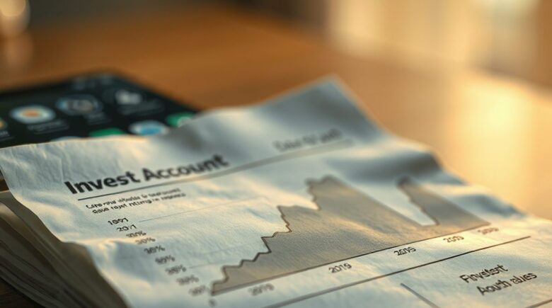 Chart comparing AI investment returns versus human advisors for accounts under $25,000