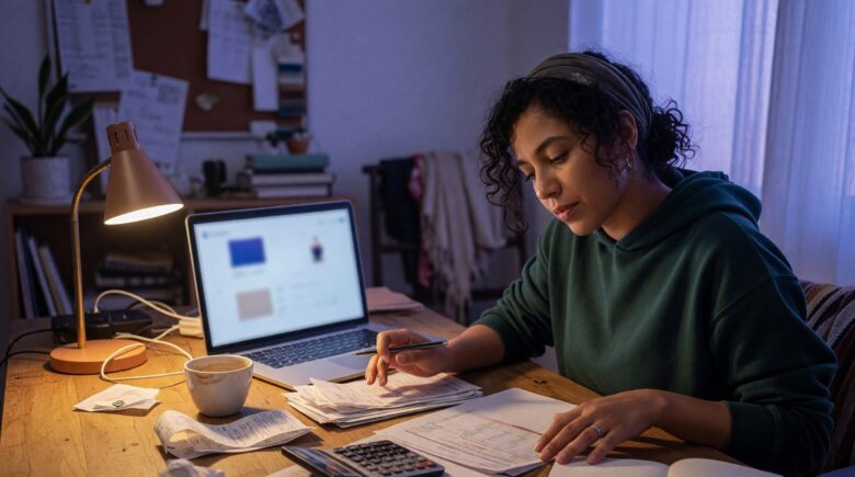 Comparison of AI tax tools for self-employed workers showing Hive Tax AI and FlyFin features