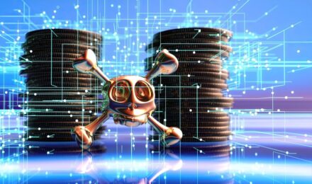 Financial advisor reviewing wealth management strategy on computer with AI limitations concept