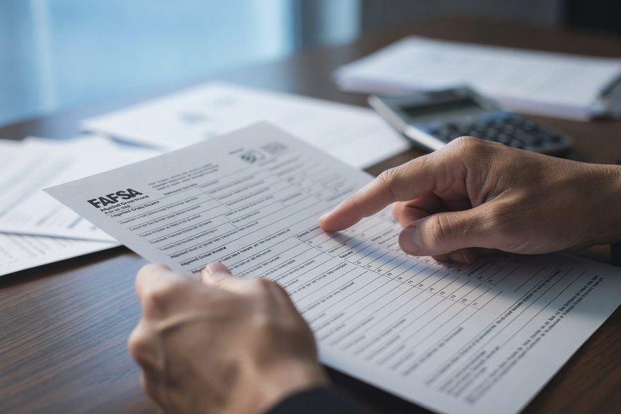 Form 8606 with annotated lines for backdoor Roth reporting