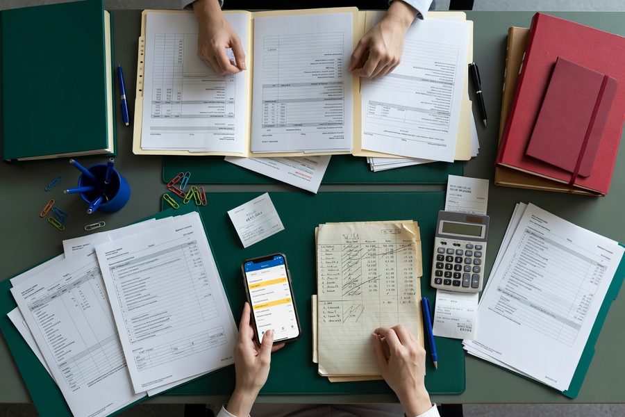 AI tax tool flagging home office deduction on laptop screen