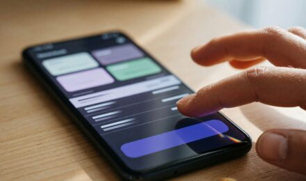 Smartphone showing a buy now pay later app payment screen with installment options displayed