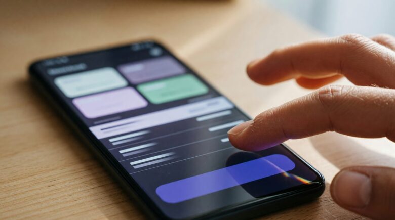 Smartphone showing a buy now pay later app payment screen with installment options displayed