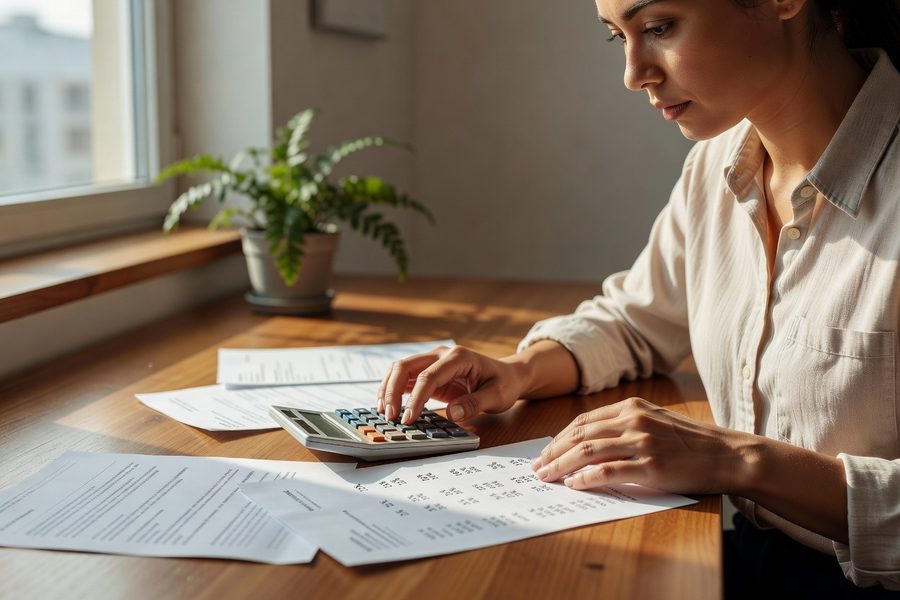 Dashboard screen comparing invoice factoring platforms by advance rate and fee