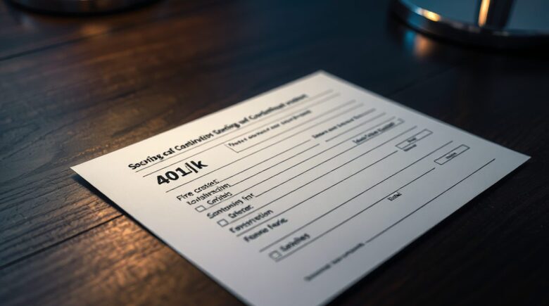 Person reviewing retirement plan options with two employer 401(k) plans