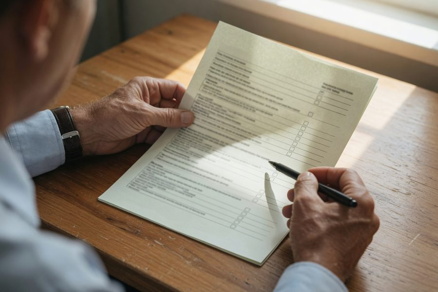 Older couple reviewing retirement catch-up contribution limits on a laptop