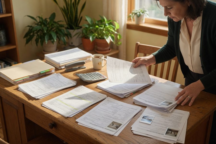 Side-by-side cash flow comparison of rental property vs. dividend portfolio