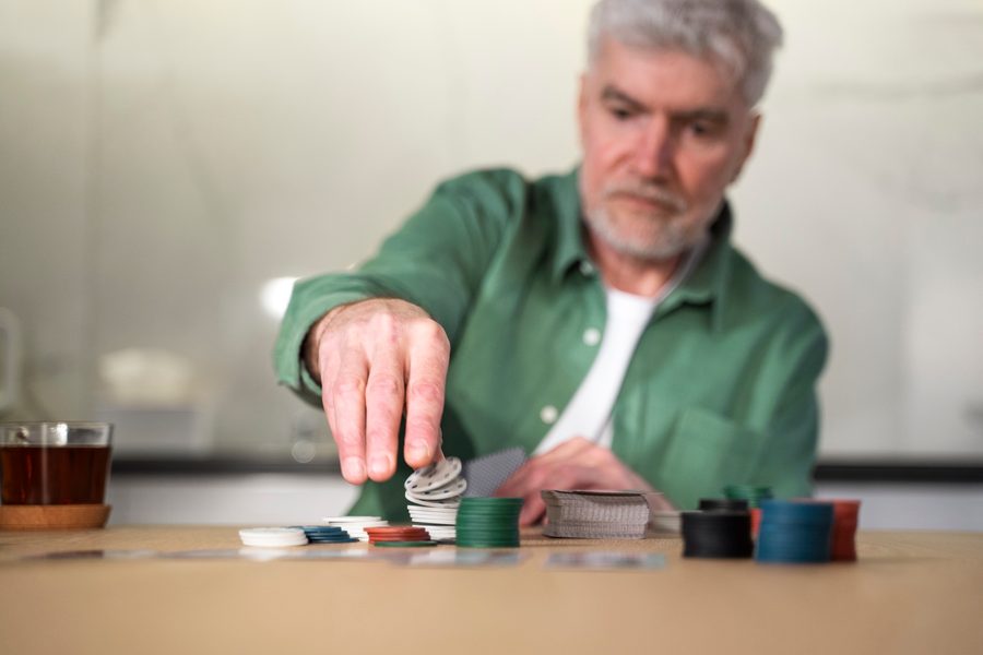 Flowchart connecting retirement personality questions to specific mitigation strategies.